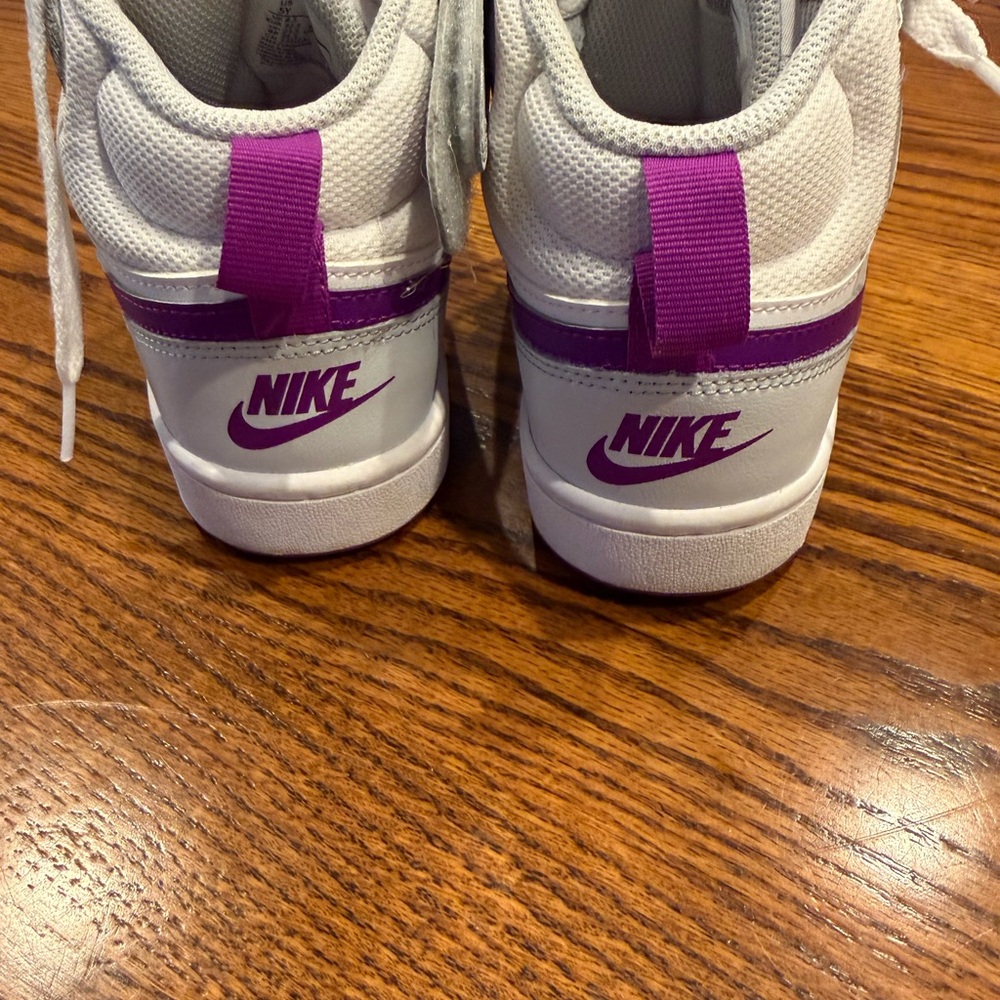 Nike White and Purple High-Tops - Picture 5 of 5